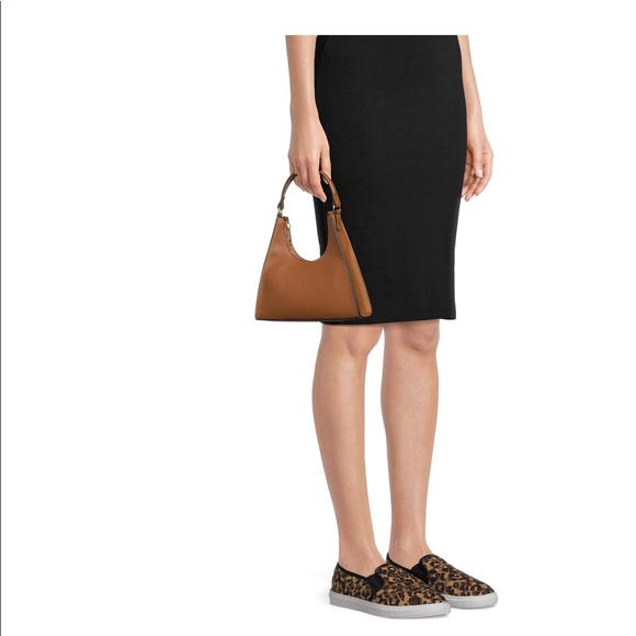 No Boundaries Women's Trapezoid Crossbody Handbag Cognac - Picture 4 of 5